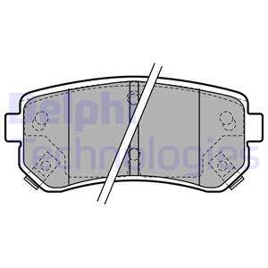 Klocki hamulcowe DELPHI LP1952 583021GA00