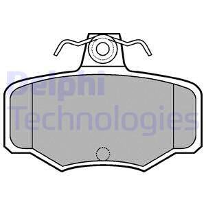 Klocki hamulcowe DEL LP617 21545.15.6