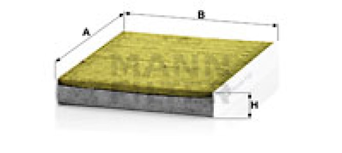 Filtr kabinowy MANN-FILTER FP2335KIT CUK2335