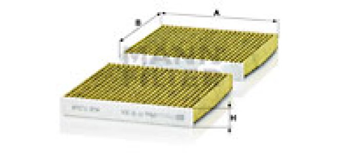 Filtr kabinowy MANN-FILTER FP19004 CUK19004