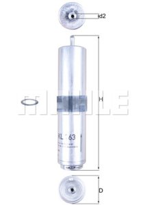 Filtr paliwa KNECHT KL763D WK5010Z