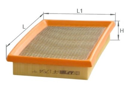 Filtr powietrza ALPHA FILTER AF1754S C3233