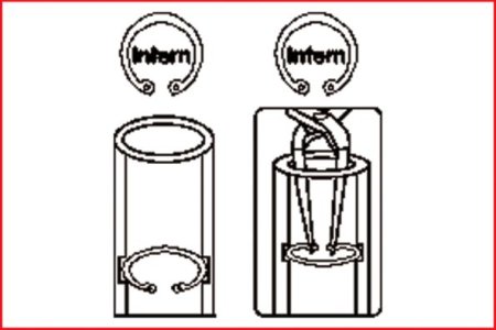 SZCZYPCE DO PIERŚCIENI SEGERA Z DŁUGIM RAMIENIEM