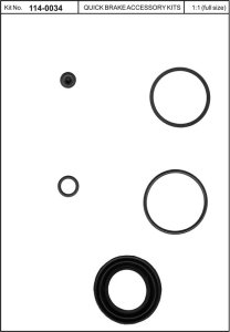 Reperaturka zacisku hamulca QUICK BRAKE 114-0034 