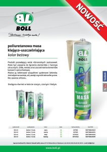 BOLL MASA KLEJĄCO-USZCZELNIAJĄCA PISTOLET - BEŻOWA