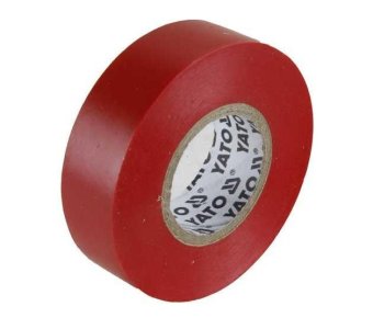 TAŚMA ELEKTROIZOLACYJNA 15MMX20M CZERWONA
