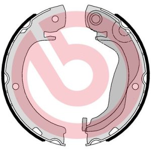 SZCZĘKI HAMULC. TOYOTA VERSO  09- (RĘCZNY)