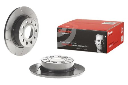 TARCZA HAMULCOWA BREMBO 08.9502.75 VW GOLF V  03- TYŁ
