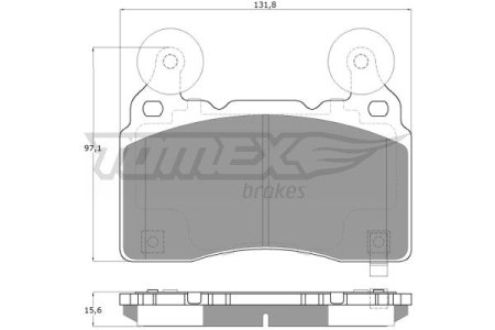 KLOCKI HAMULC. CHEVROLET CAMARO  09- PRZÓD