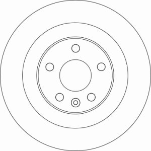 TARCZA HAMULC. VOLVO S90 II  16- TYŁ