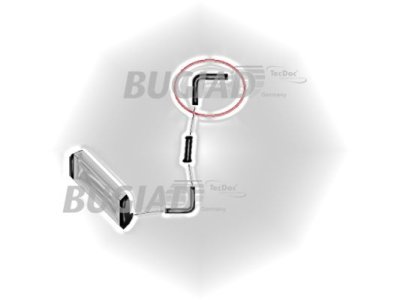 PRZEWÓD INTERCOOLERA MERCEDES W211 02-09