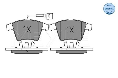 KLOCKI HAMULC. VW T5  03- KOŁA 16 Z CZUJ.