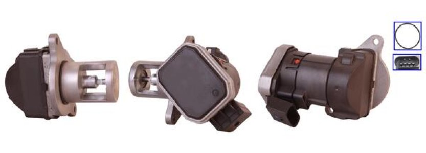 ZAWÓR EGR DRI 717730027 6461400460 MERCEDES C200 2.2 CDI 01