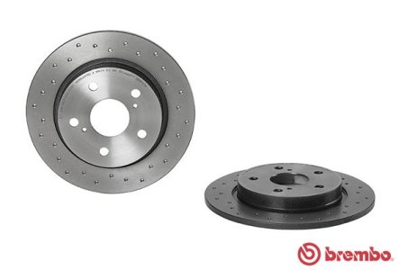 TARCZA HAMULCOWA BREMBO 08.A912.1X tył TOYOTA AURIS  07