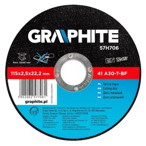 TARCZA TNĄCA DO METALU 115 X 2.5 X 22.2 MM, 41 A30-T-BF