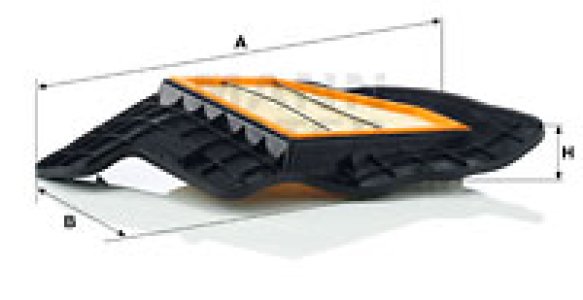 FILTR POWIETRZA MANN-FILTER C20027 13717577458 BMW 5 F10 X5 X6