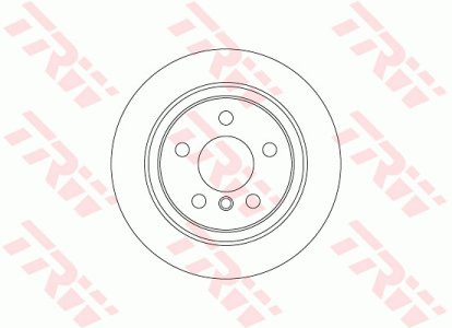Tarcza hamulcowa TRW DF6756 34216799367 BMW 2 F45  14- TYŁ
