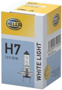 ŻARÓWKA H7 55W 12V HELLA 8GH223498131 H7 WHITE LIGHT
