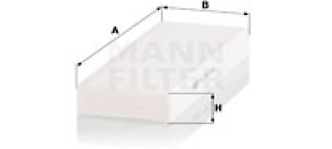 FILTR POWIETRZA KABINOWY MANN-FILTER CU28010 PORSCHE