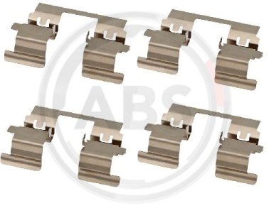 Zestaw montażowy klocków hamulcowych A.B.S. 2008Q 39037199 OPEL ASTRA K  15