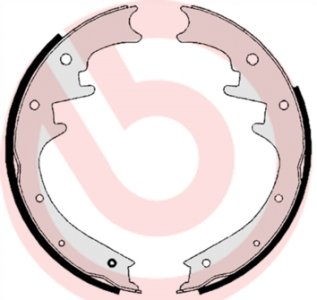 Szczęki hamulcowe BREMBO S37504 V2016147AB