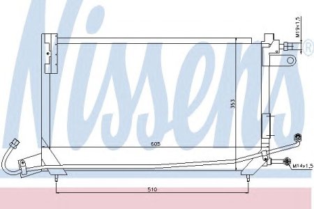 CHŁODNICA KLIMATYZACJI VOLKSWAGEN