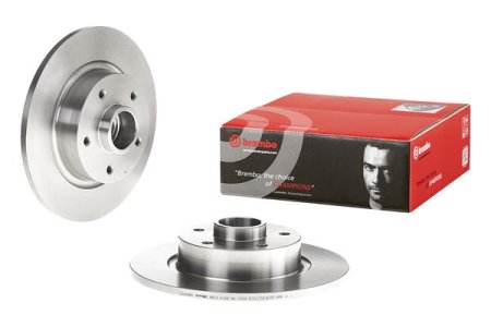 Tarcza hamulcowa  + łożysko BREMBO 08B39727 432000007R RENAULT TYŁ