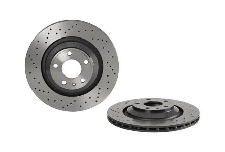 Tarcza hamulcowa BREMBO 0988422X 4F0615601F AUDI A6 4,2 QUATTRO  04-11 tył