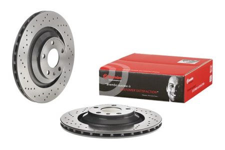Tarcza hamulcowa BREMBO 0988422X 4F0615601F AUDI A6 4,2 QUATTRO  04-11 tył