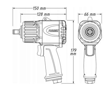 KLUCZ PNEUMATYCZNY UDAROWY HAZET 9012TT TWIN TURBO 1/2 