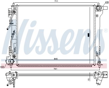CHŁODNICA SILNIKA HYUNDAI
