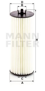 FILTR OLEJU MANN-FILTER HU6008 1Z 