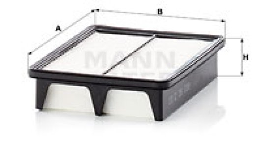 FILTR POWIETRZA MANN-FILTER C26039 HYUNDAI H350 II