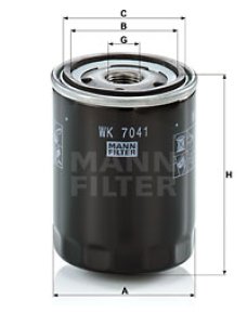 FILTR PALIWA MANN-FILTER WK7041 KUBOTA KX