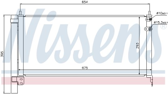 CHŁODNICA KLIMATYZACJI LEXUS