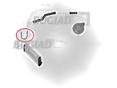 PRZEWÓD INTERCOOLERA OPEL VECTRA C 2.0DTI 02-