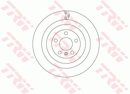 TARCZA HAMULC. MERCEDES W166 M-KLASA  11- TYŁ