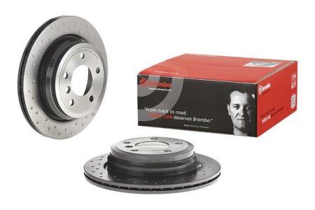 TARCZA HAMULC. BMW 3 E90  06- TYŁ WEN