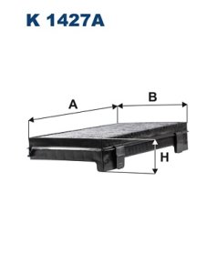 FILTR POWIETRZA KABINOWY DAF FILTRON K1427A 