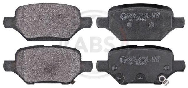 KLOCKI HAMULC. OPEL MOKKA  18- TYŁ