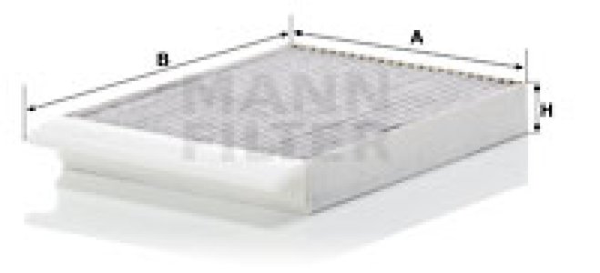 FILTR POWIETRZA KABINOWY DB MANN-FILTER CUK30012