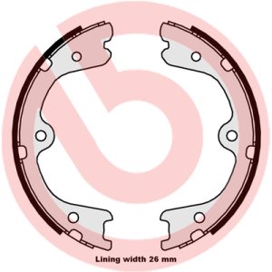 Szczęki hamulcowe BREMBO S56546 44060EA025