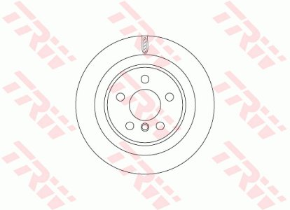 Tarcza hamulcowa TRW DF6755 34216799369 BMW 2 F45  14- TYŁ
