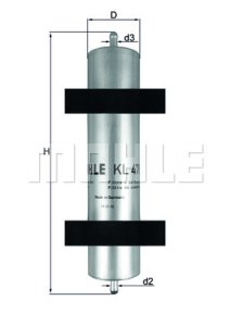 FILTR PALIWA BMW 318D/TD, 320D/CD (E46) 8/01-*