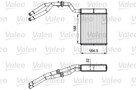 NAGRZEWNICA VALEO 811515 1751574 FORD