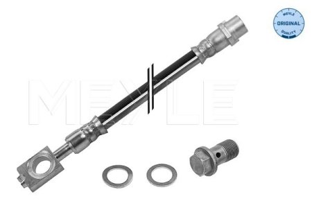 PRZEWÓD HAMULCOWY GIĘTKI AUDI A4  00-08 TYŁ +ŚRUBA