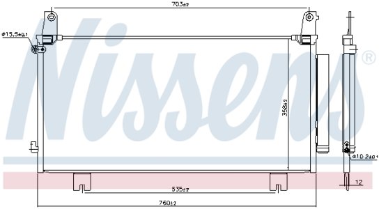 CHŁODNICA KLIMATYZACJI HONDA
