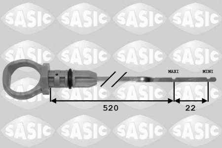 MIARKA POZIOMU OLEJU SASIC 1940002 1174C2 CITROEN PEUGEOT
