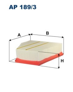 FILTR POWIETRZA FILTRON AP189/3  AUDI SEAT