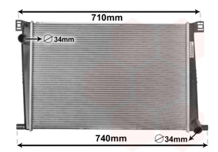 CHŁODNICA SILNIKA VAN WEZEL 06002356 17118675266 MINI